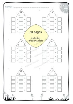Fact family MultiDiv 2.3.4.5.10