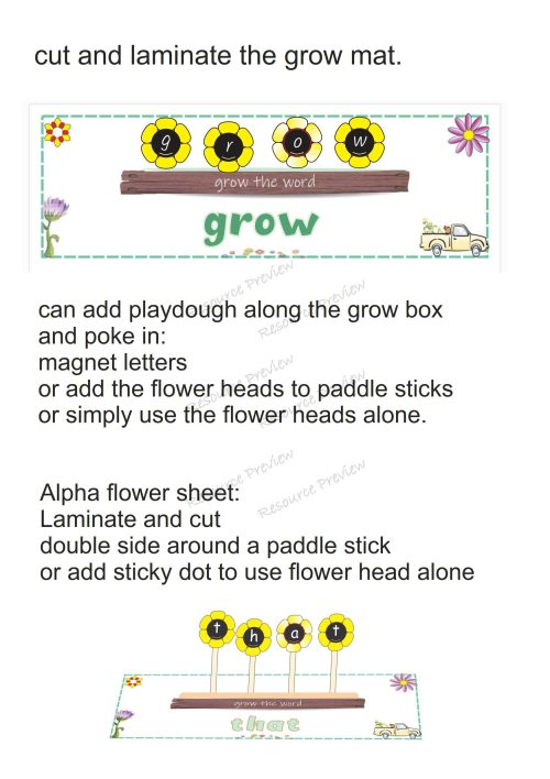 Sightword Grow first 300 - Image 3