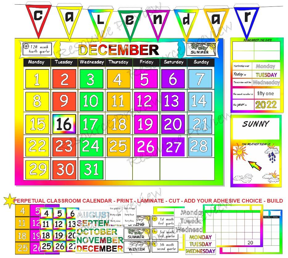 Classroom calendar - Image 2