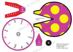 Sightword spinner Lv1-5