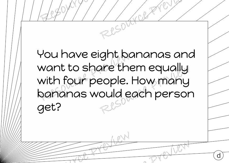 Word problems (division cards x24)