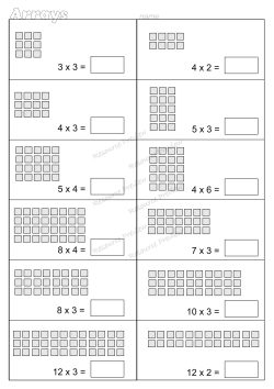 Array worksheets