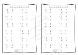 Comparing fractions