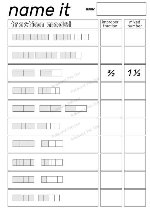 Convert improper-mixed fractions