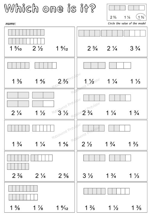 Identify mixed numbers - Image 5