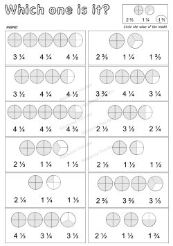 Identify mixed numbers