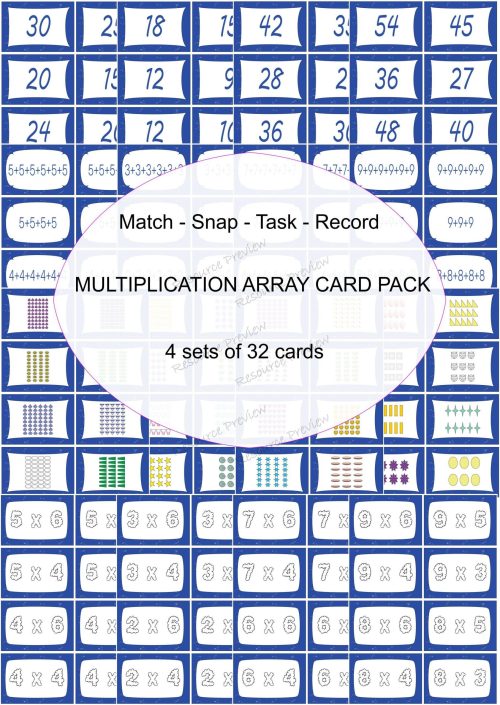Multiplication Array Card Pack