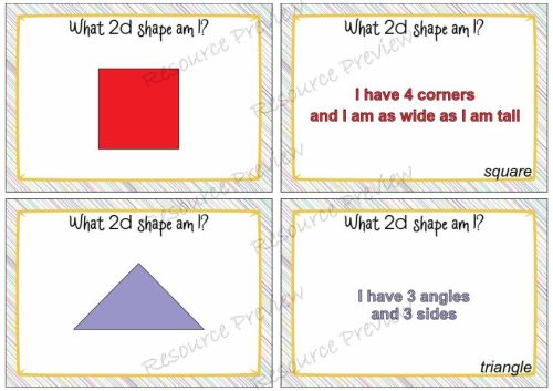 2D shape match cards - Image 3