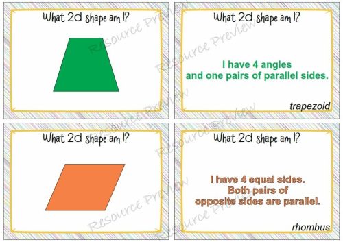 2D shape match cards - Image 4