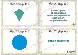 2D shape match cards