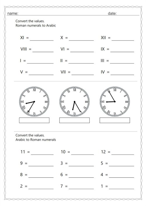 Roman numeral clock 5 min interval - Image 2