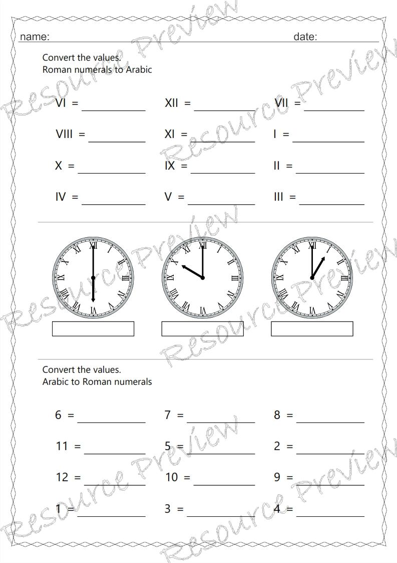 Roman numeral time O'clock - Image 2