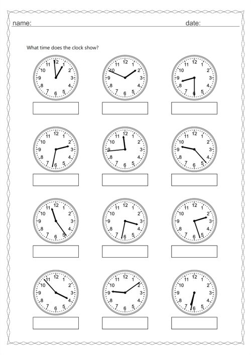 Analogue and digital time 1 min interval - Image 2