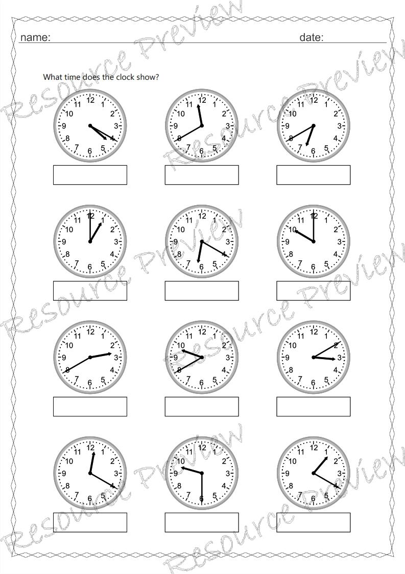 Analogue and digital time 5 min interval - Image 4