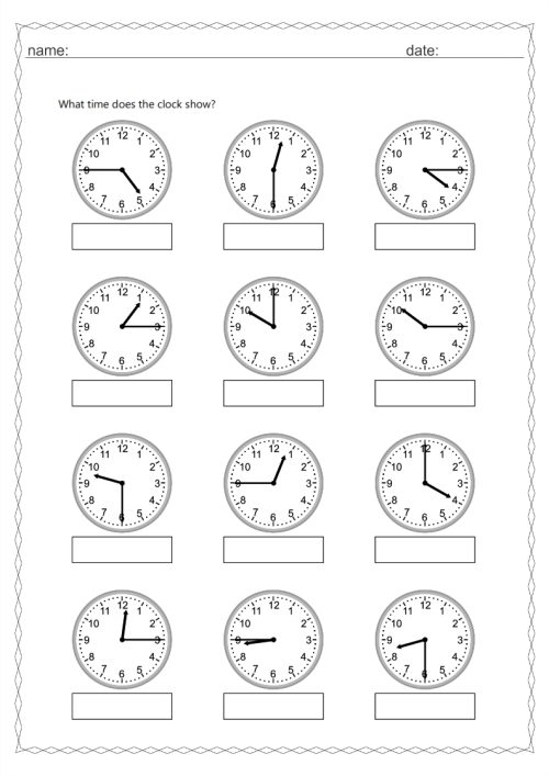 Analogue and digital time 15 min interval - Image 2
