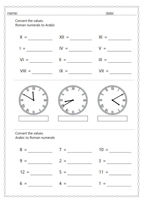 Roman numeral clock 10 min interval - Image 2