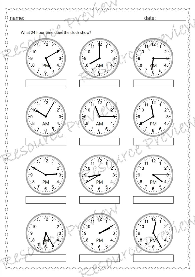 24 hour time 5 min interval - Image 2