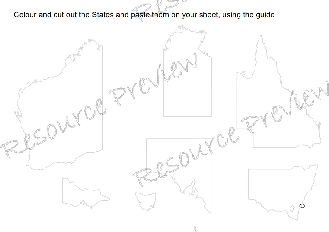 Map work - Australian States and Territories - Image 4