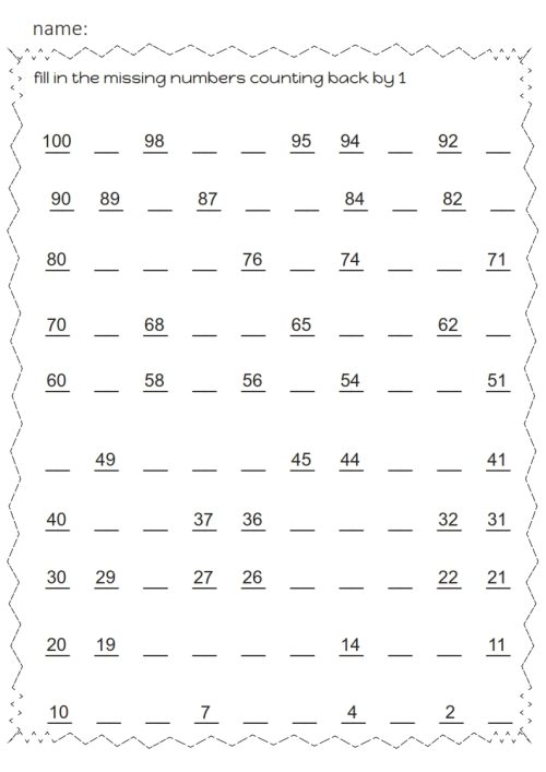 Skip counting back 1 2 5 10+ pack - Image 2