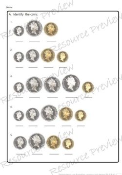 Identify coins head
