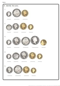 Identify coins head & tail