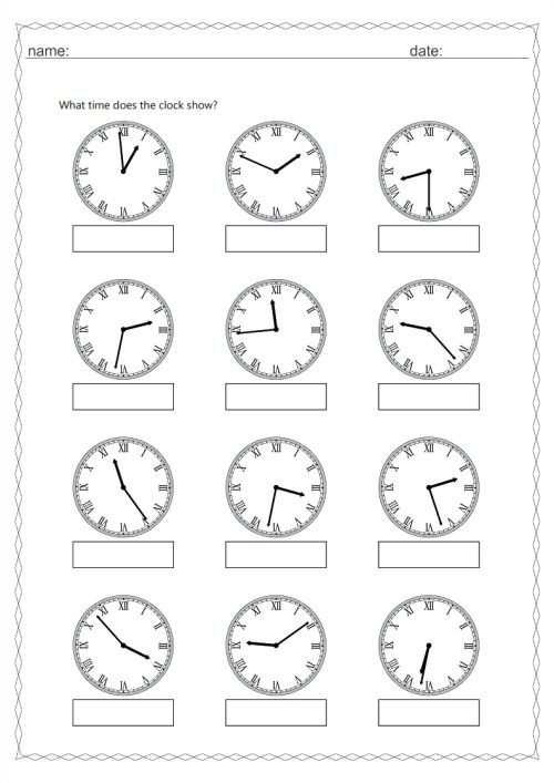 Roman numeral clock 1 min interval - Image 2