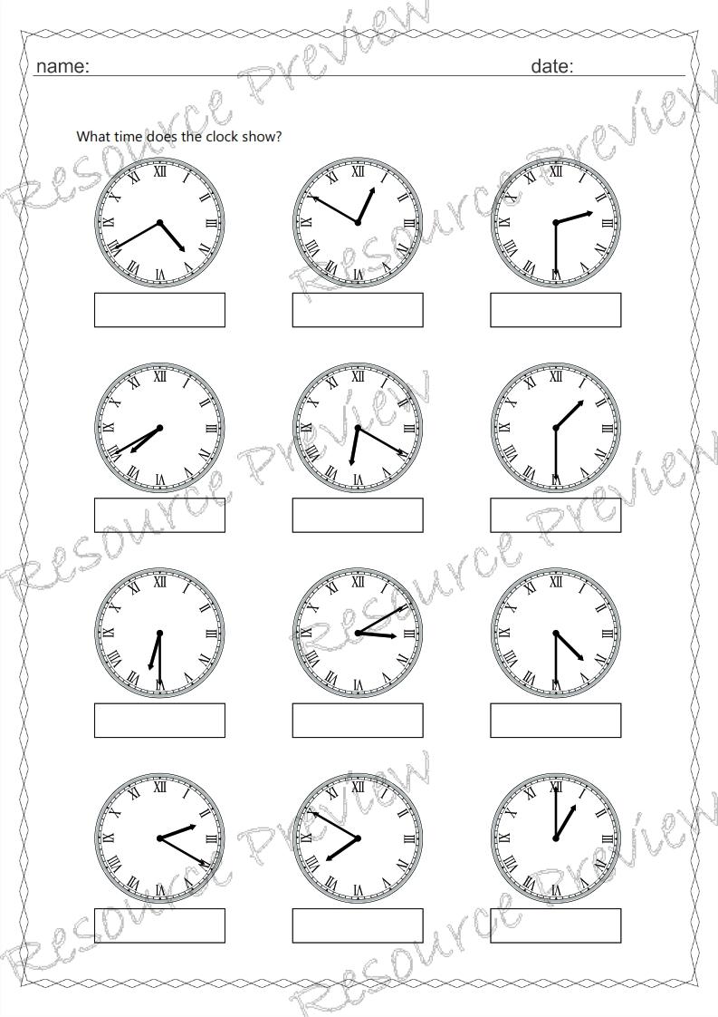 Roman numeral clock 10 min interval - Image 3