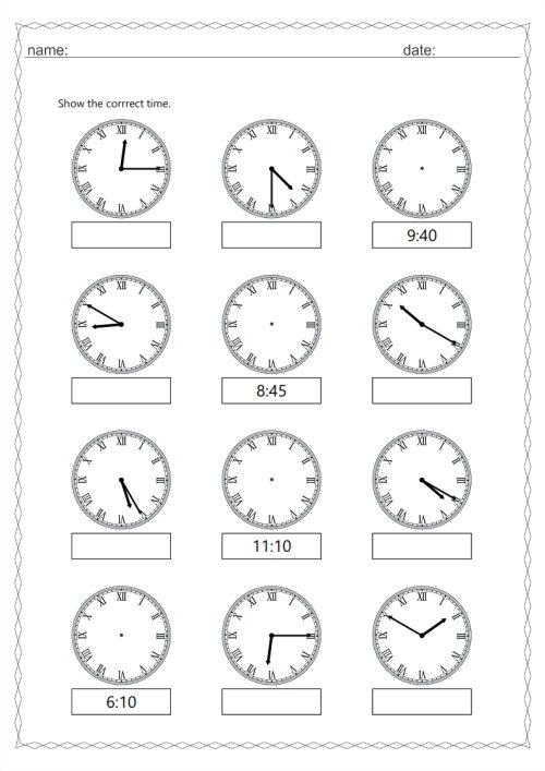 Roman numeral clock 5 min interval - Image 5