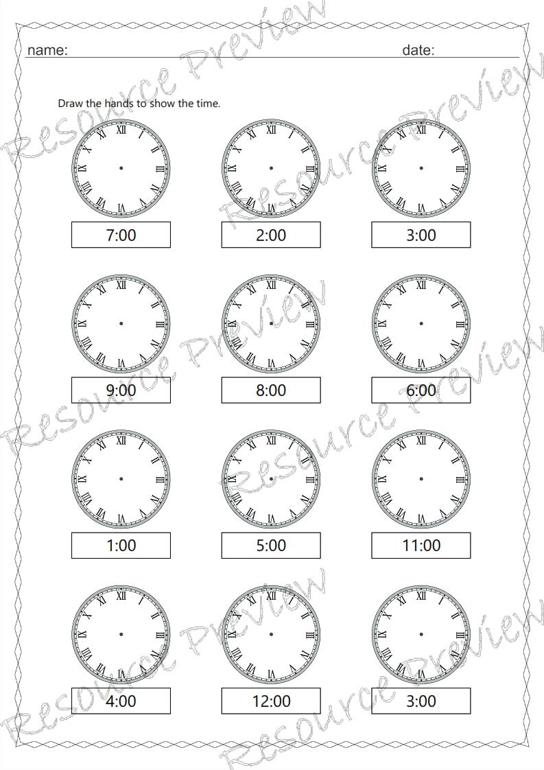 Roman numeral time O'clock - Image 4