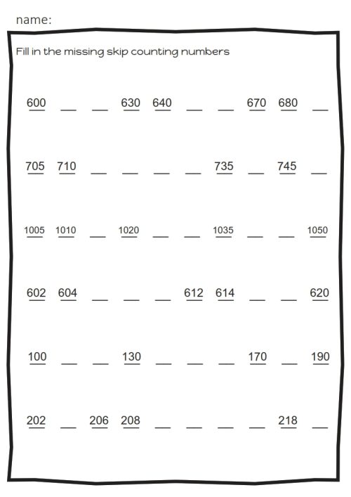 Skip counting 1 2 5 10+ pack - Image 5