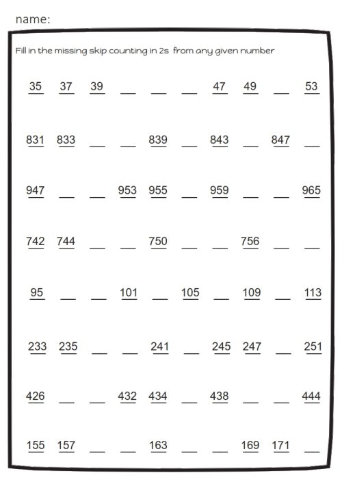 Skip counting 1 2 5 10+ pack - Image 6