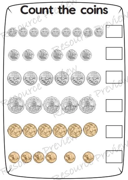 Count and value money