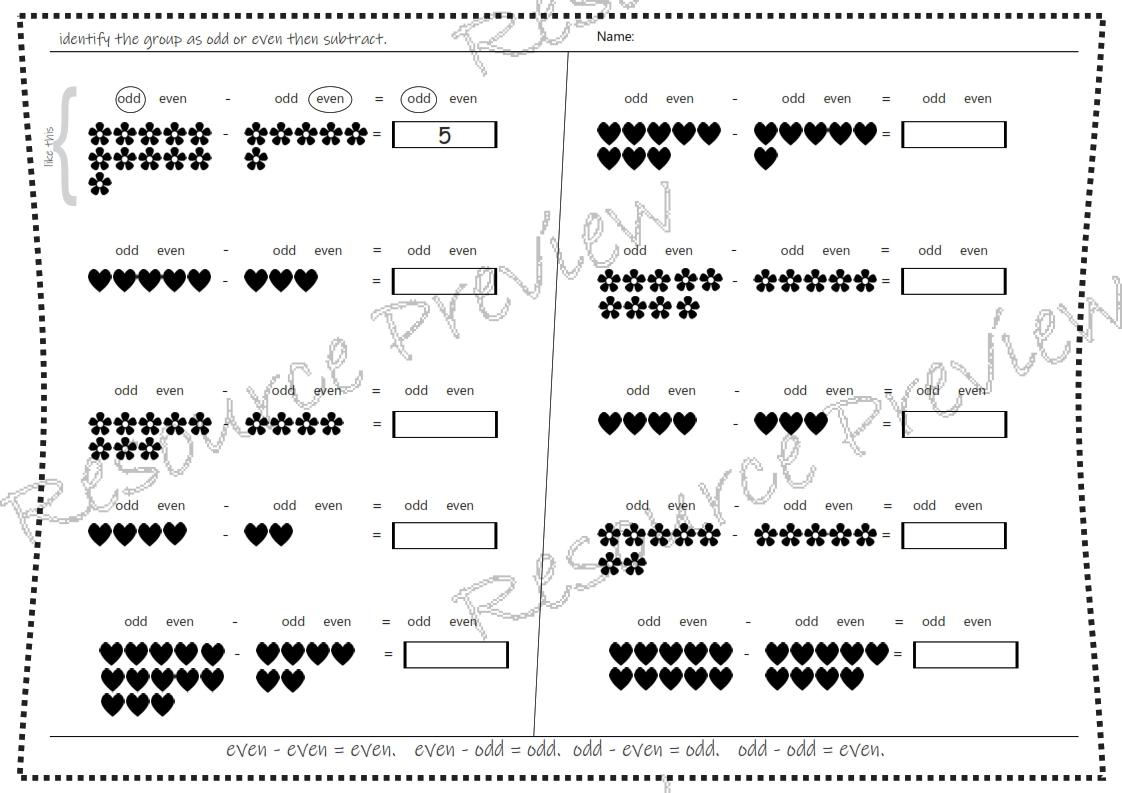 Identify odd and even numbers pack - Image 4