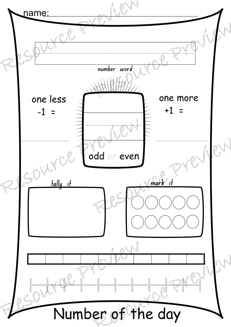 Number of the day to 10 template - Image 3