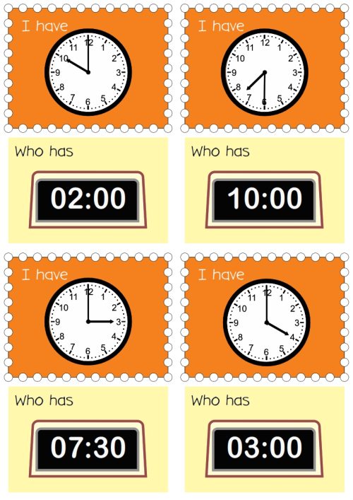I have who has Hour and 30 minute time - Image 3